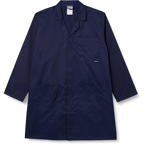 Portwest C852 Mens Engineering Lab Coat Kingsmill Polycotton 245g